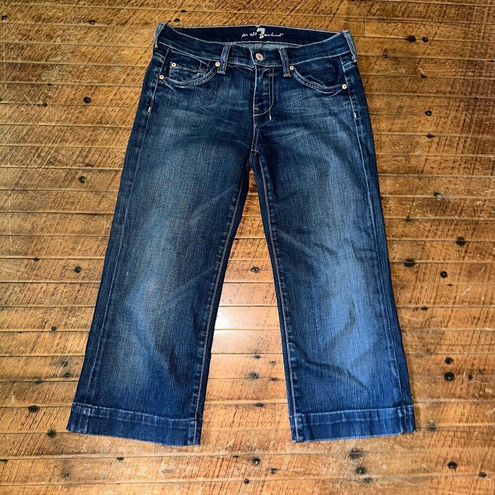 7 for All Mankind dojo western 25 embroidered 7 jeans